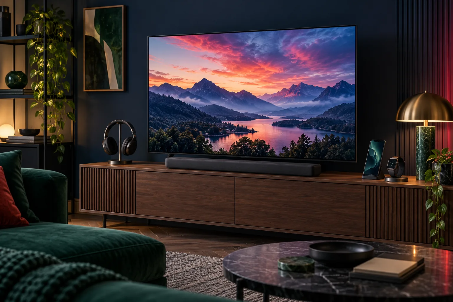 Technology in a modern home